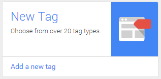 Google Tag Manager: add new tag