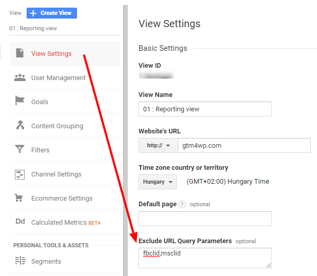 Google Analytics: Exclude URL Query Parameters