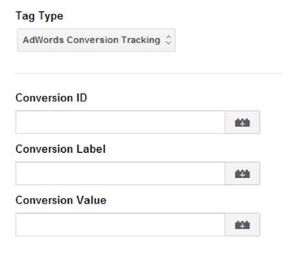 Google Ads (AdWords) conversion tag in 2014