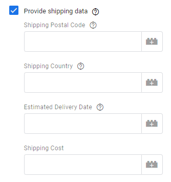 Provide shipping data for your Google Ads conversion tag